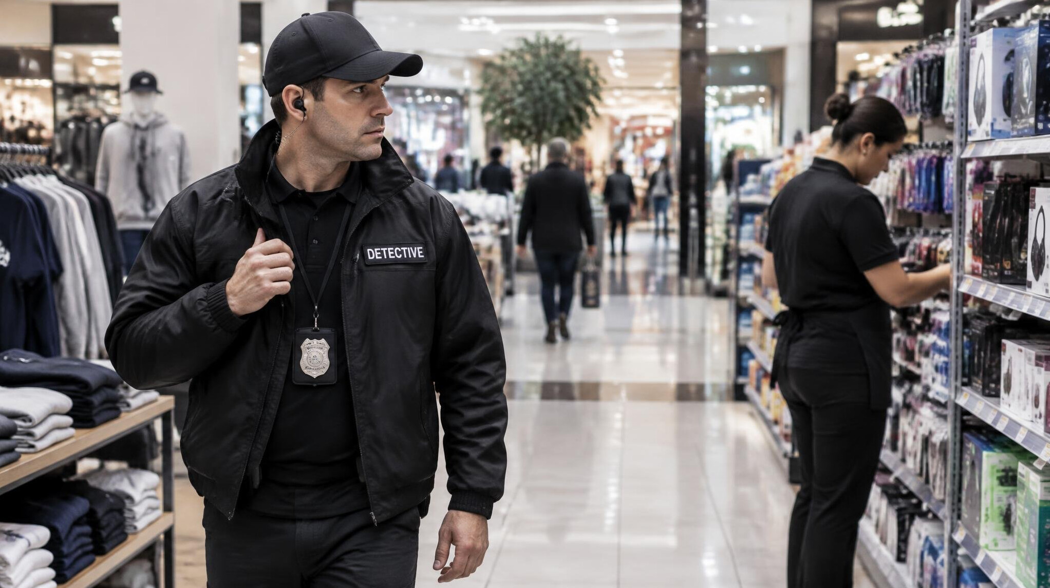 store detective on patrol